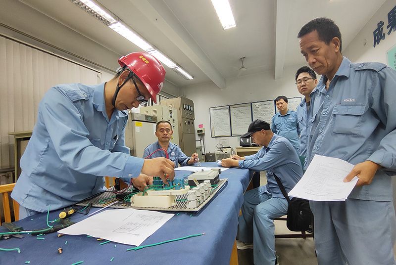 濮阳园区开展年度技师、高级技师认定